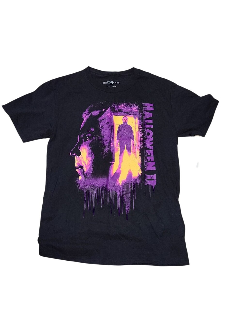 Halloween II Graphic Tee - Black & Purple